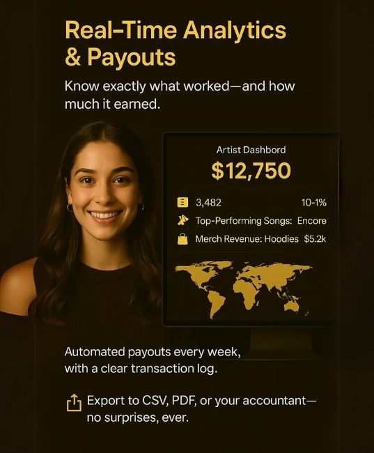 Monetize your concerts ticketing merch tips replays concertclo
